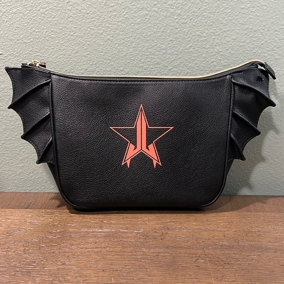 HOST PICK x 2 Jeffree Star Exclusive Halloween Bat Makeup Cosmetic Bag - Picture 1 of 4